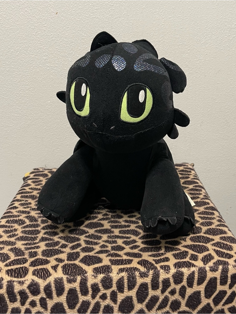 Build A Bear How To Train Your Dragon Large Plush Black Big Eyes Unisex Kids
